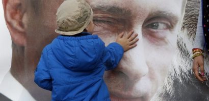 Hình ảnh Tổng thống Putin là biểu tượng trong cuộc sống ở Nga