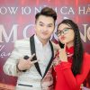 Phương Mỹ Chi diện áo dài đỏ rực, chúc mừng liveshow của Nam Cường