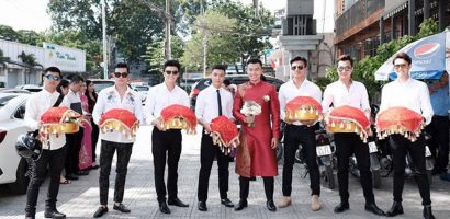 Cường Seven, Hiếu Nguyễn bê tráp ăn hỏi cho diễn viên Xuân Phúc