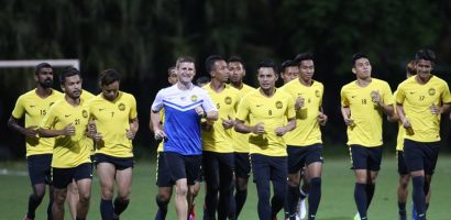 AFF Cup 2018: Tuyển Malaysia tập buổi đầu ở Việt Nam