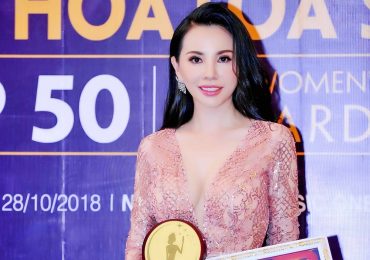 Hoa hậu Châu Ngọc Bích được vinh danh Top 50 nữ doanh nhân trong thời đại mới