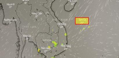 Bản đồ báo bão gọi quần đảo Hoàng Sa là Tam Sa khiến dư luận phẫn nộ