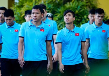 AFF Cup 2018: Tuyển Việt Nam tập thể dục tại khách sạn ở Bacolod