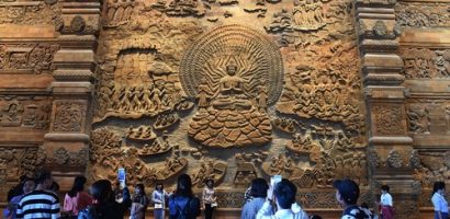 Toàn cảnh quần thể chùa Tam Chúc lớn nhất thế giới