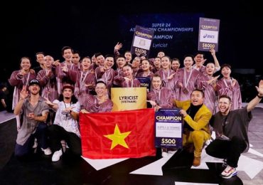 Nhóm nhảy Lyricist của Việt Nam thắng giải tại Singapore