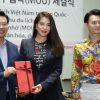 Trương Ngọc Ánh lịch lãm tham dự ‘Lễ ký kết phát triển văn hóa du lịch Việt Nam – Hàn Quốc’
