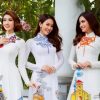 Phan Thu Quyên, Lê Sim và Huỳnh Nhi làm mẫu áo dài mùa Vu Lan 2019