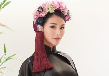 Phương Khánh diện áo dài hơn nửa tỉ chấm thi Trang phục dân tộc tại Miss Earth 2019