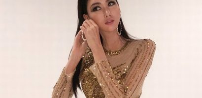 Hoa hậu Hoàn vũ Hàn Quốc mặc trang phục nhà thiết kế Đức Vincie