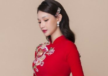 Quỳnh Chi hóa cô dâu nữ tính trong tà áo dài của Minh Châu