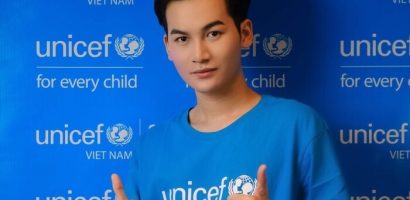 Ali Hoàng Dương tích cực tham gia hoạt động cộng đồng của UNICEF