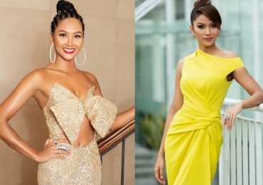 Hoa hậu H’Hen Niê nổi bật với sắc vàng