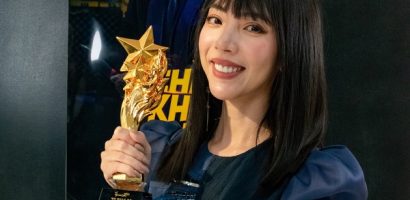 Nhận giải thưởng diễn xuất, Thu Trang gây bất ngờ với vẻ ngoài trẻ trung