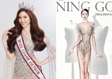 Công bố mẫu thiết kế trang phục dạ hội chính thức của Thanh Thanh Huyền tại bán kết ‘Miss Charm’