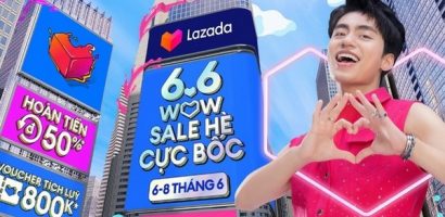 Lazada tung ra hàng triệu deal ‘giảm bốc’ trong Lễ hội mua sắm 6.6