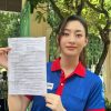 Hoa hậu Lương Thùy Linh nhiệt tình tiếp sức các sĩ tử trong kỳ thi THPT Quốc gia