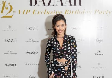 Tiên Nguyễn cùng gia đình dự sự kiện Harper’s Bazaar Việt Nam