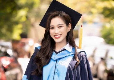 Hình ảnh rạng rỡ của nàng hậu Đỗ Thị Hà trong lễ tốt nghiệp