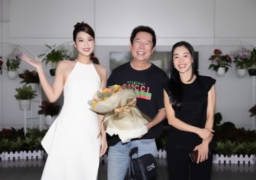 Thạc sĩ Phạm Kim Dung và Hoa hậu Thiên Ân chào đón Mr. Nawat đến Việt Nam