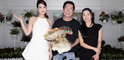 Thạc sĩ Phạm Kim Dung và Hoa hậu Thiên Ân chào đón Mr. Nawat đến Việt Nam