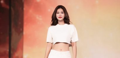 Hoa hậu Thiên Ân khoe eo thon tổng duyệt chung kết Miss Grand Vietnam 2023