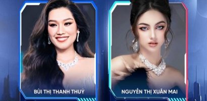 Bùi Thị Thanh Thủy và Nguyễn Thị Xuân Mai chiến thắng vòng 1 cuộc thi ảnh online Miss Cosmo Vietnam 2023