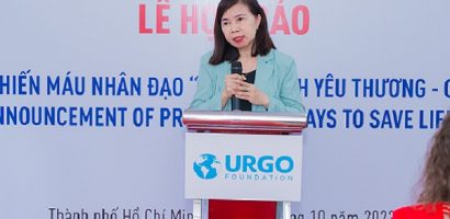Hội Chữ thập đỏ Việt Nam và Quỹ Urgo hợp tác triển khai chiến dịch hiến máu nhân đạo