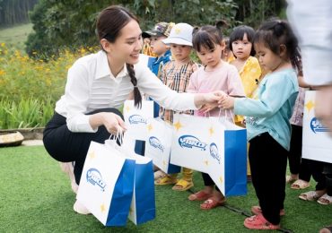 Vượt gần 250km từ Hà Nội, Hoa hậu Mai Phương mang dự án nhân ái đến trẻ em Bắc Kạn