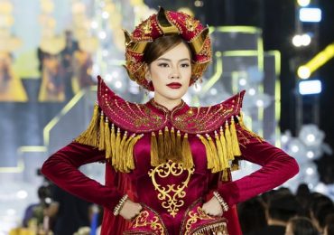 Lê Hoàng Phương diện lại thiết kế trang phục dân tộc từng ‘gây bão’ tại Miss Grand International 2023