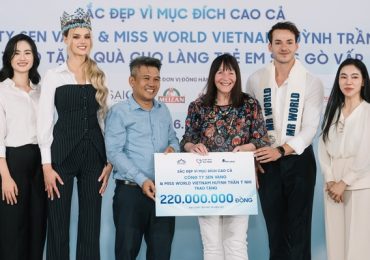Miss World 2024 và Mr World 2019 làm từ thiện tại Làng trẻ em SOS
