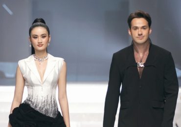 Hoa hậu Ý Nhi sánh đôi cùng Nam vương Thế giới trên sàn catwalk