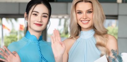 Hoa hậu Ý Nhi rạng rỡ đón Hoa hậu Thế giới 2024 đến Việt Nam