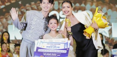 Dàn mẫu nhí hào hứng trình diễn cùng sân khấu với các người đẹp Miss Cosmo 2024