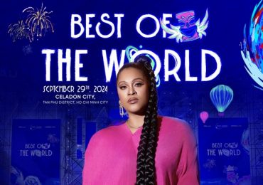 Shontelle, Phương Vy, Thảo Trang, Mỹ Mỹ, Pháp Kiều biểu diễn tại ‘Best Of The World Festival’