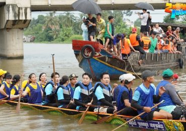 ‘2 ngày 1 đêm’ mở hội đua ghe ngo tại Trà Vinh