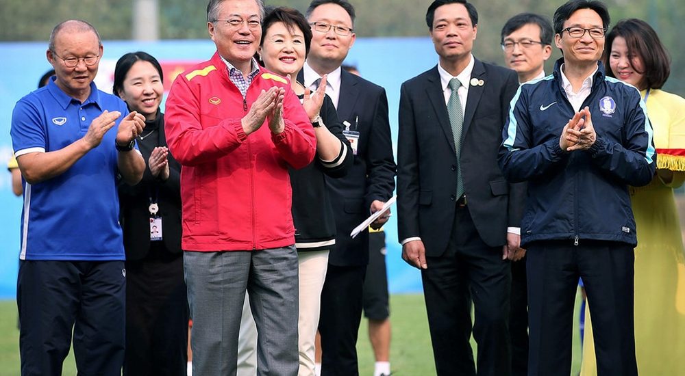 Tổng thống Hàn Quốc: ‘Nếu không bão tuyết, U23 Việt Nam đã vô địch’