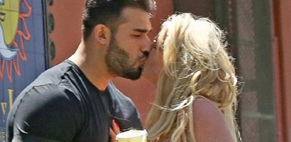 Britney Spears hôn người tình trẻ trên phố
