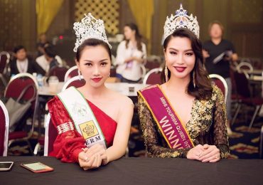 Hoàng Thu Thảo chấm thi Nữ hoàng Du lịch Quốc tế 2018 tại Thái Lan