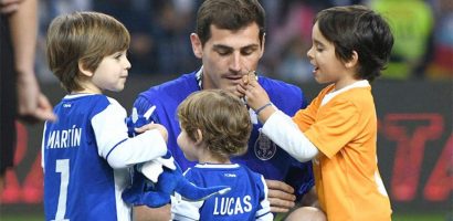 Con trai 4 tuổi của Casillas ‘luyện tài’ ở lò đào tạo Porto