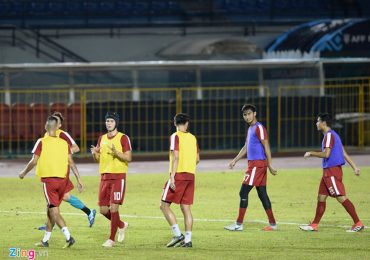 AFF Cup 2018: Philippines chuẩn bị kỹ bài tạt cánh đánh đầu trong buổi tập kín