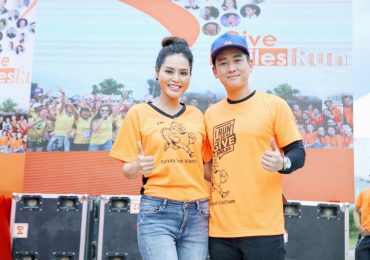 Hoa hậu Dy Khả Hân chạy bộ gây quỹ cho trẻ em hở hàm ếch