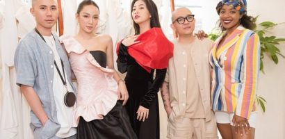 Nghệ sĩ Việt diện áo dài thương hiệu Song Toàn