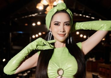 Hoa hậu Phan Thị Mơ xinh đẹp làm giáo khảo tại Phan Thiết